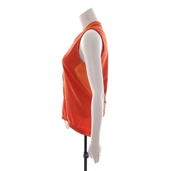Nike Fit Dry Zip Closure Solid Orange Cycling Tank Top Womens Size M 8-10 - Picture 6 of 16